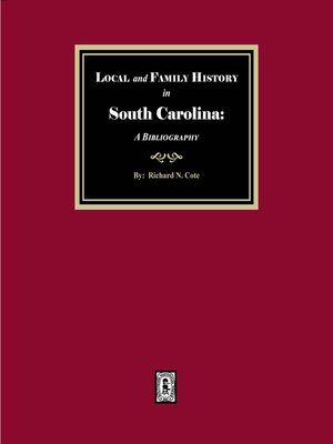 cover image of Local and Family History in South Carolina